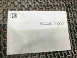 Руководство по эксплуатации (сервисная книжка)  Honda Accord