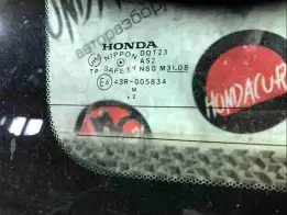 Стекло кузовное боковое левое  Honda Accord