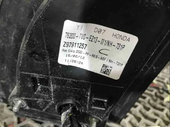 Фото запчасти Зеркало наружное правое 76200-TV0-E213 Honda Civic